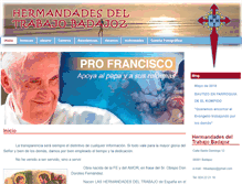 Tablet Screenshot of hermandadtrabajobadajoz.org